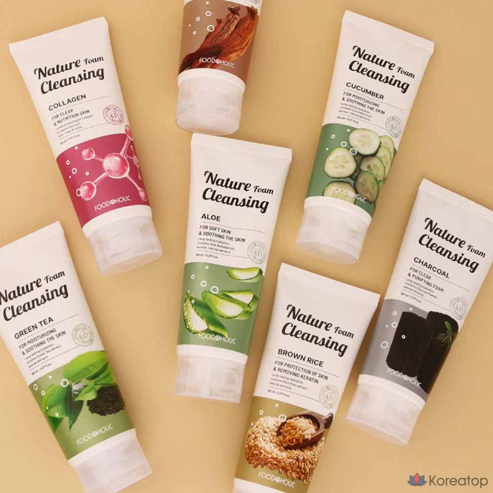 Пенка для умывания FoodaHolic Nature Foam Cleansing Aloe, 150 мл, 1 шт.
