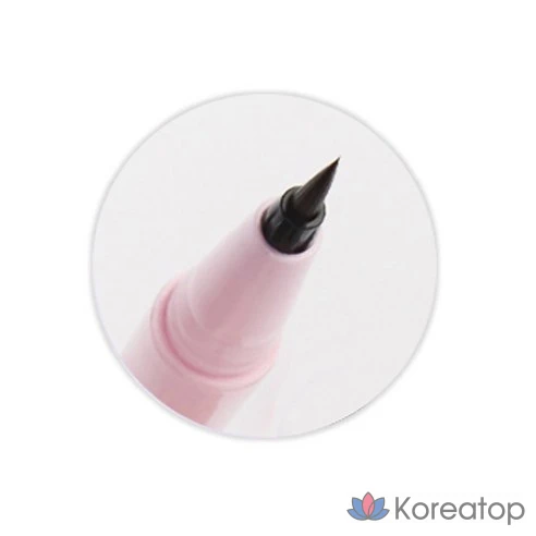 Жидкая подводка для глаз KissMe Heroine Make Smooth Liquid Eyeliner Super Keep Waterproof, оттенок 02 Темно-коричневый, 0,4 мл