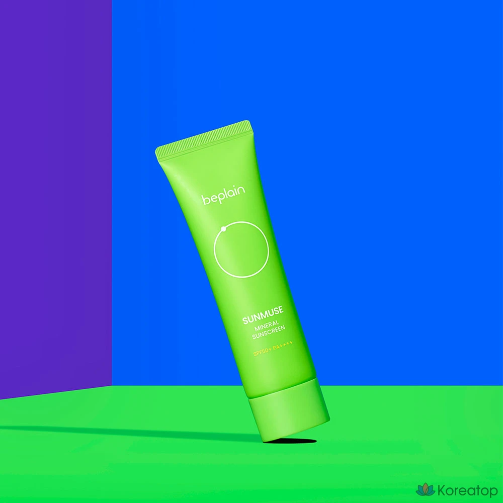 Солнцезащитный крем Beplain Sunmuse Mint Green SPF50+ PA++++, 50 мл, 1 шт.