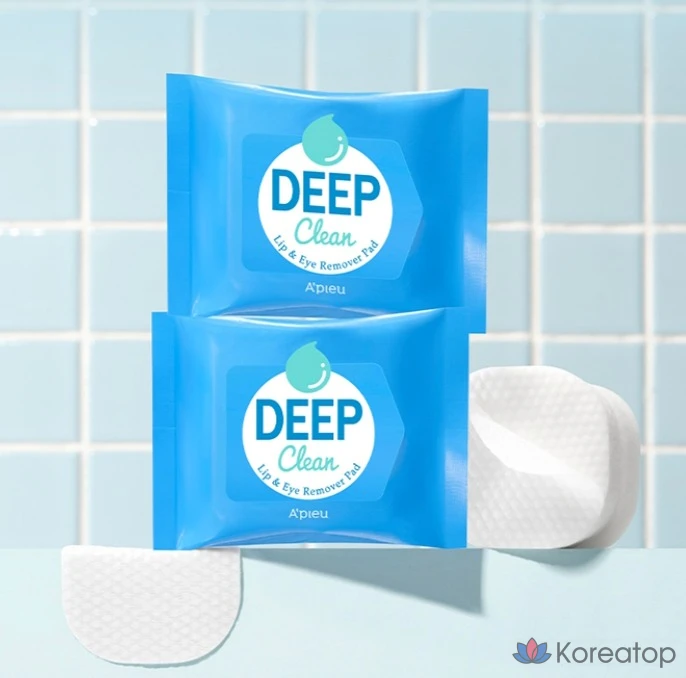 Салфетки для глубокого очищения губ и глаз A'Pieu, 1 шт., 37 г