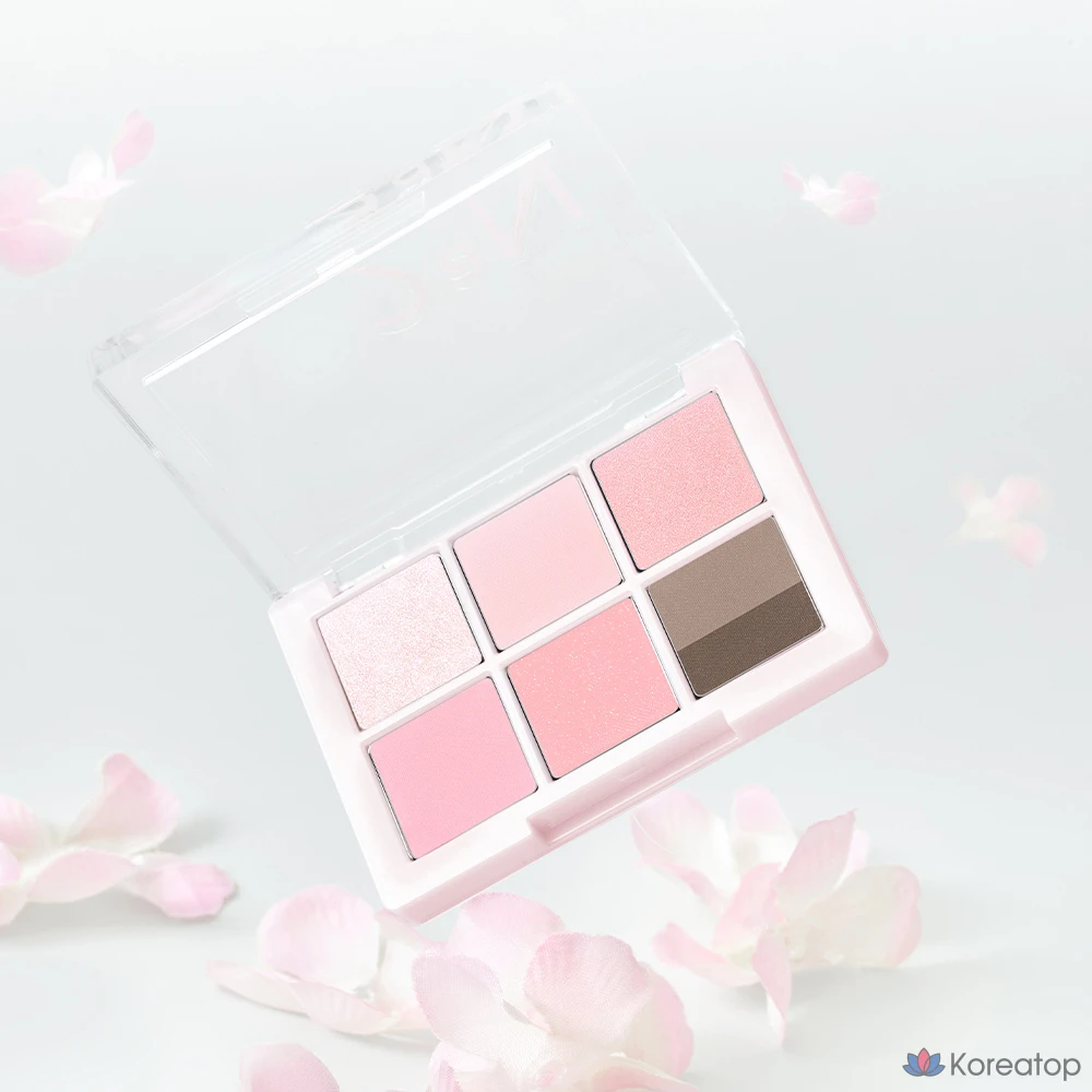 Палетка теней для век 2an Better Me Eye Palette, оттенок 21 Blooming Pink, 1 шт., фото 2