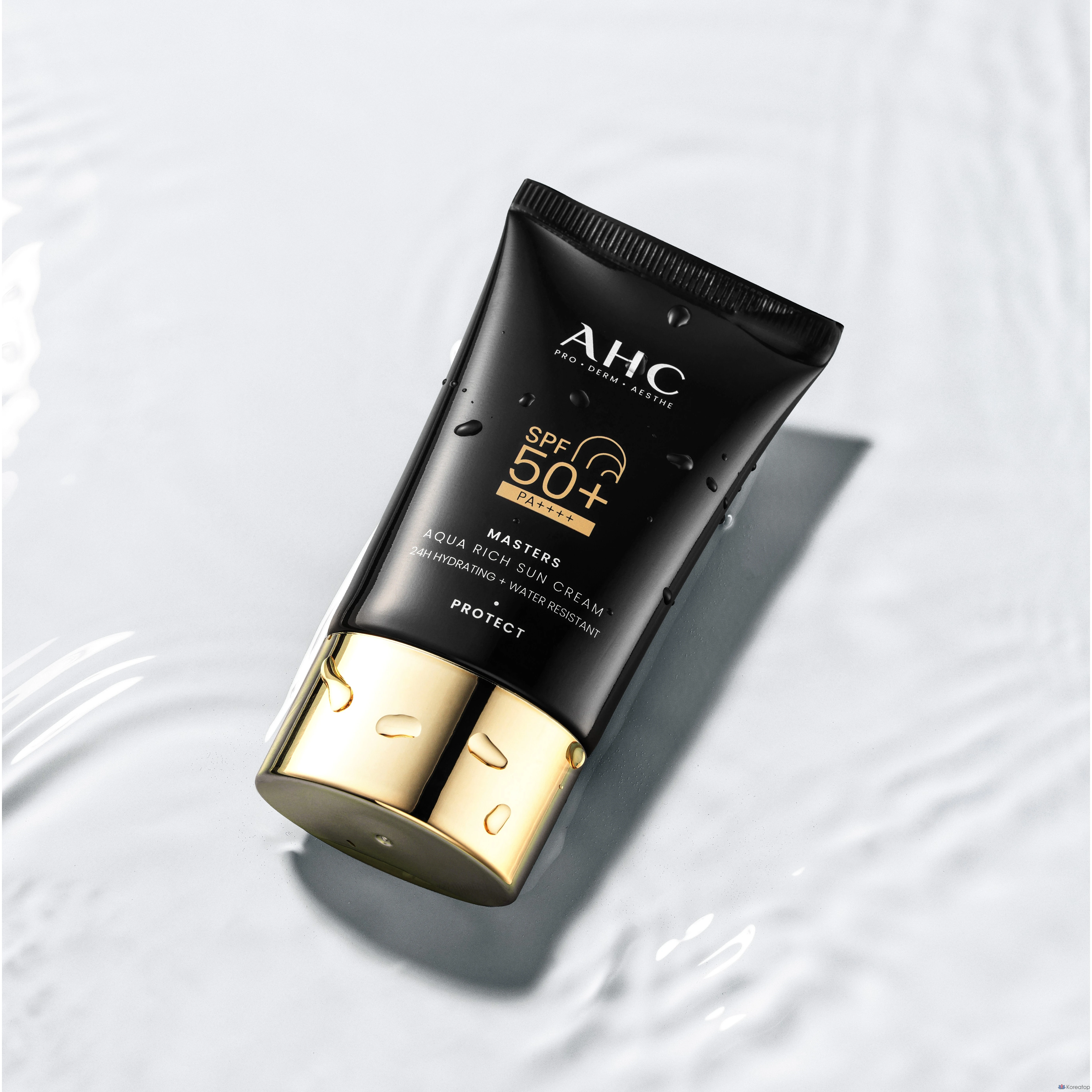 Солнцезащитный крем AHC Masters Aqua Rich Sun Cream SPF50+ PA++++, 50 мл, 1 шт., фото 3