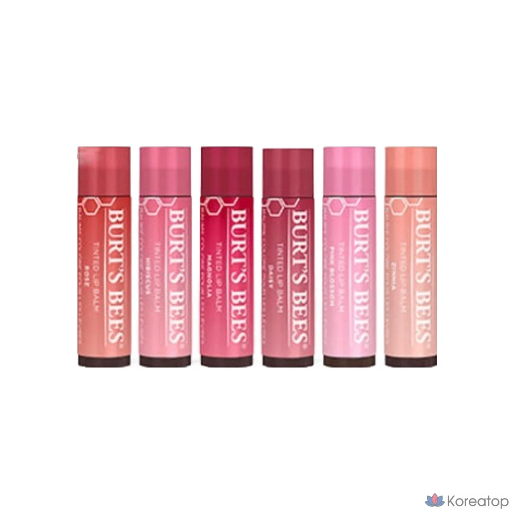 Тонированный бальзам для губ Burt's Bees, розовый, 4,25 г, 1 шт.