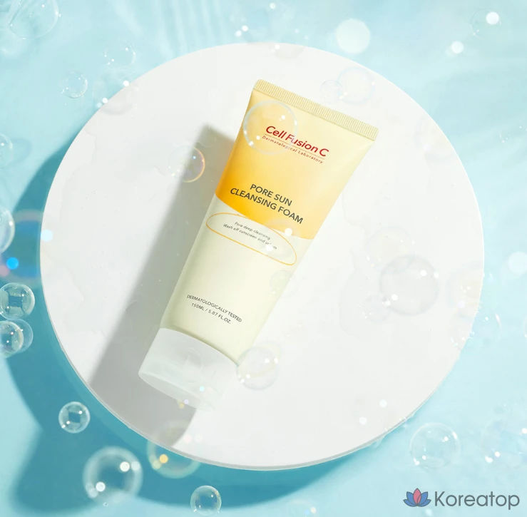 Очищающая пенка для лица Cellfusion C Pore Sun, 150 мл, 1 шт.