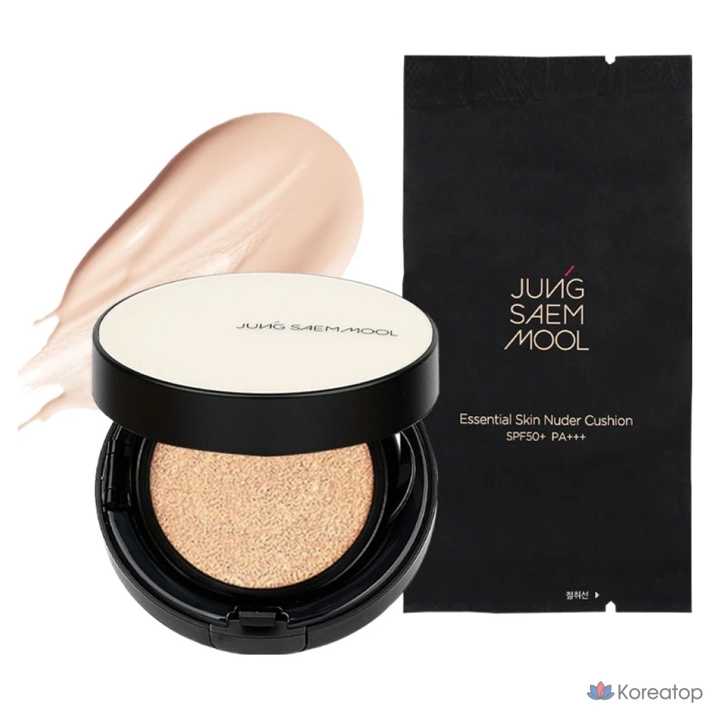 Кушон Jungsaemmool Essential Skin Nuder Cushion, оттенок Fair, 14 г + рефил, 1 шт.