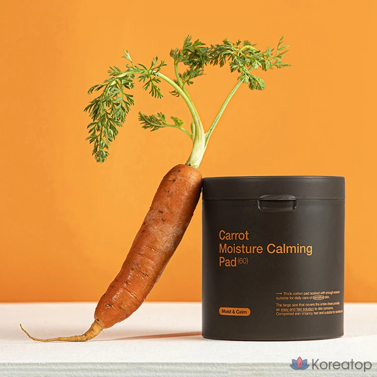 Увлажняющие подушечки Mediheal с морковным ароматом, 250 мл, 60 листов, 1 упаковка.