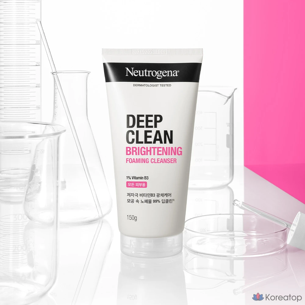 Пенка для умывания Neutrogena Deep Clean Brightening Foaming Cleanser, 150 г, 1 шт.