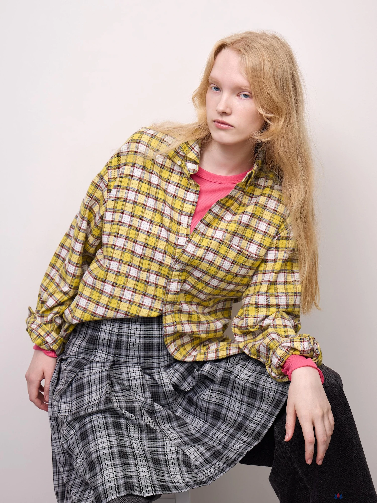 Рубашка Uniqlo Flannel Check Shirt B