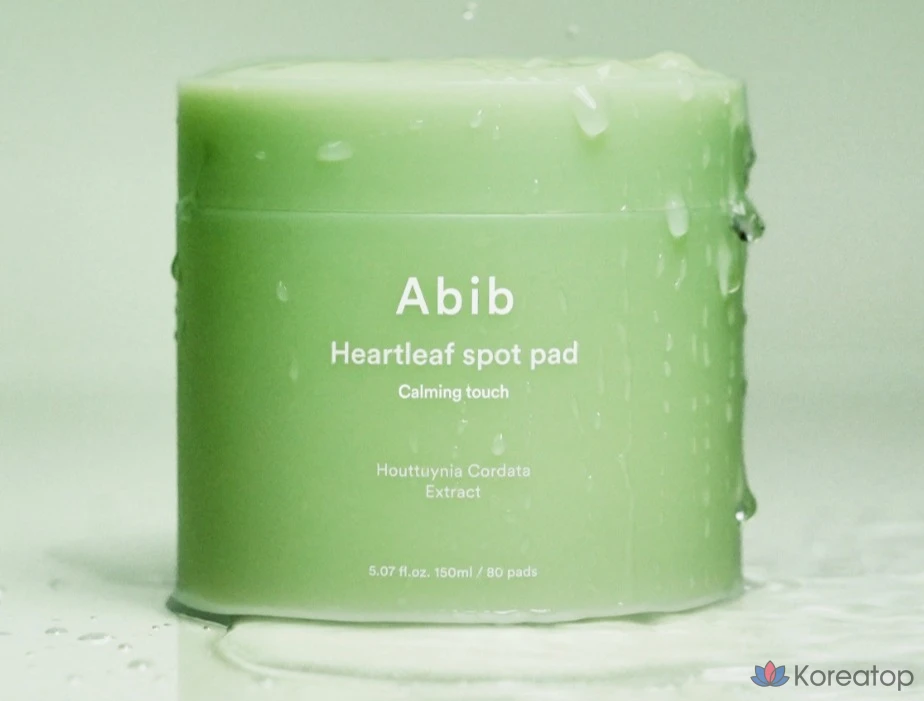 Пэды Abib Heartleaf Calming Touch Spot Pad, 150 мл x 80 шт. + рефил 150 мл x 80 шт., 1 шт.