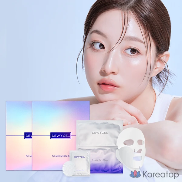 Dewycell VVIP Высокопитательный увлажняющий коллагеновый крем для интимного ухода (5 недель) + набор из 7 лифтинг-масок (4 недели)