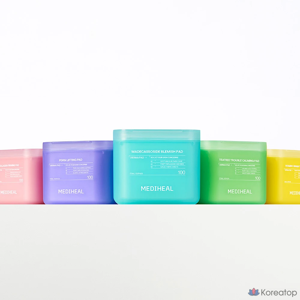 Пилинг-пэды MEDIHEAL Collagen Elastic Filling Firming Derma Pad 2nd Generation, 100 шт.