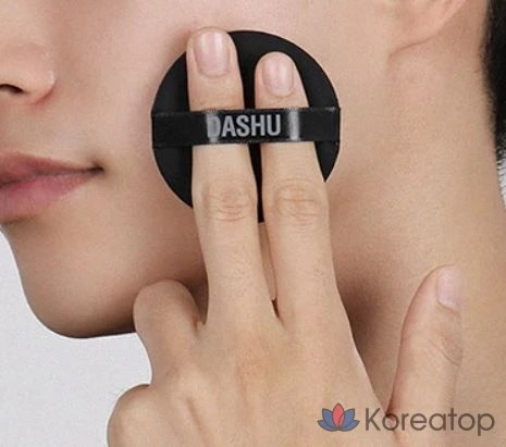 Набор DASHU Men's Aqua Matte BB Cushion Foundation 15 г + сменный блок 15 г, оттенок Deep Beige, 1 шт.