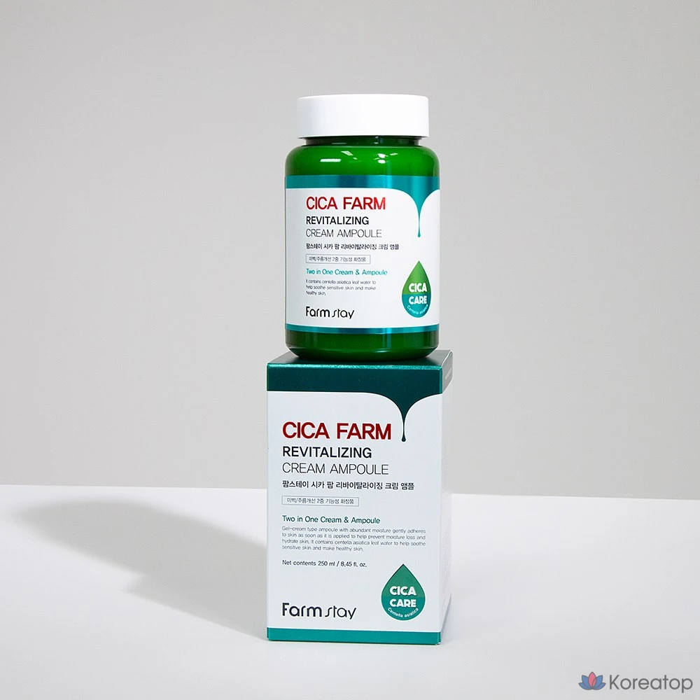 Крем-ампула FarmStay Cica Palm Revitalizing Cream, 250 мл, 1 шт.
