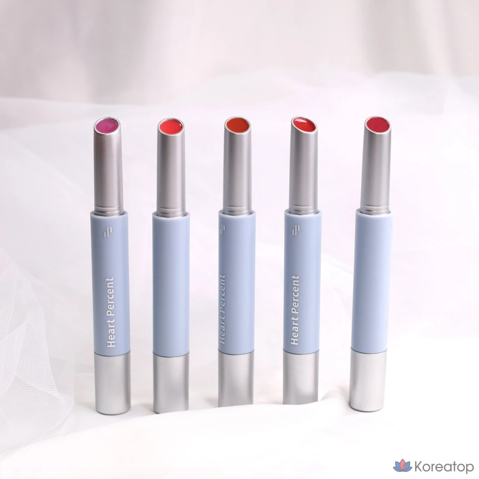 Помада Heart percent Soft, High-Purity Dot On Mood Dewy Melting Lipstick, 1 шт., 1,5 г, оттенок 02 Lively Pink