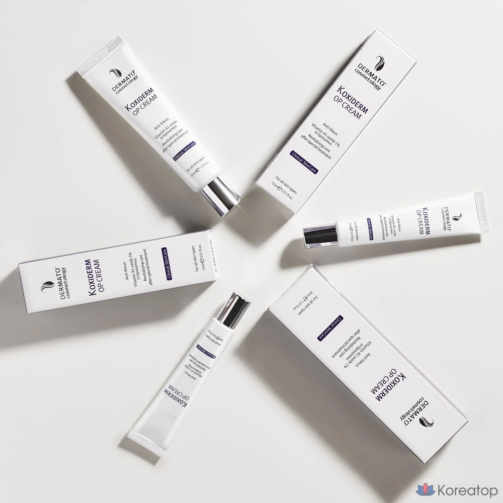 Крем ANACIS K-Oxyderm OP Inmodem с витамином K, 15 мл, 2 упаковки масок Olive Young Mask, 1 упаковка.