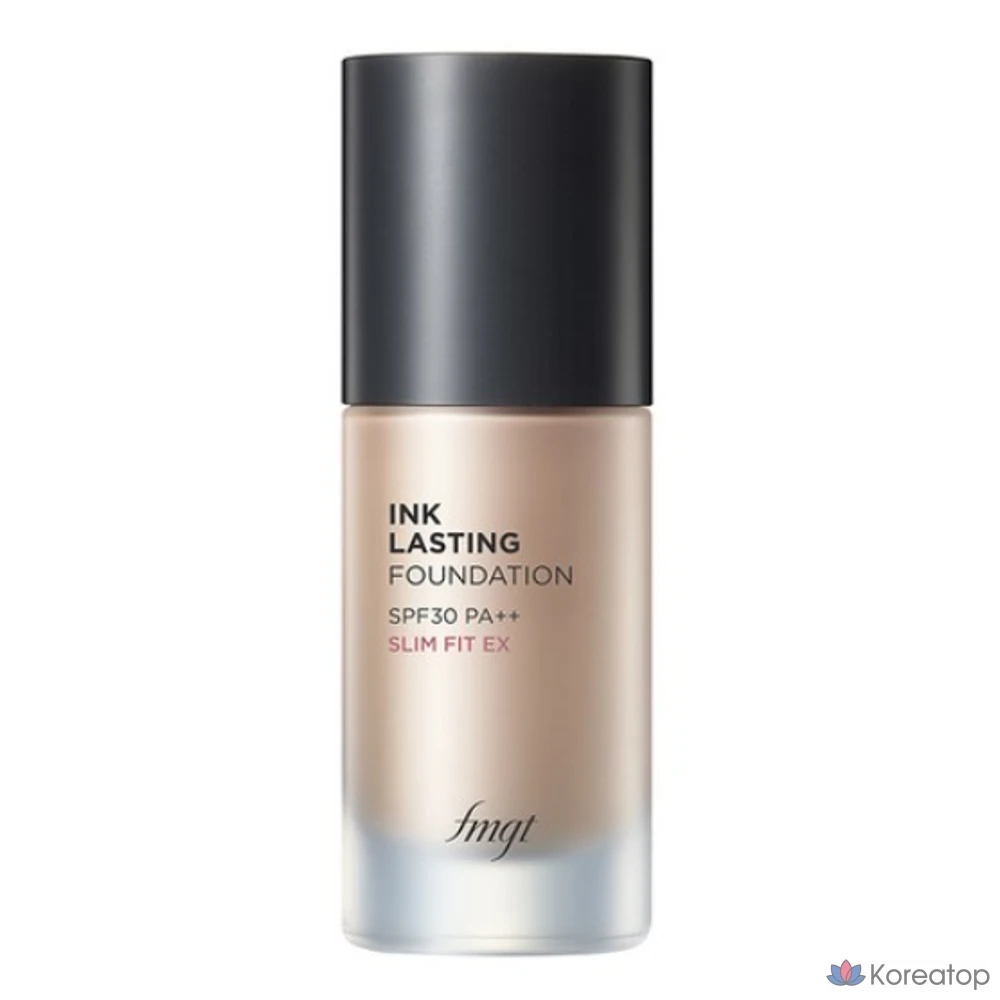 Тональный крем The Face Shop Ink Lasting Foundation Slim Fit EX, 30 мл, 1 шт., V103 Bright Cream Beige