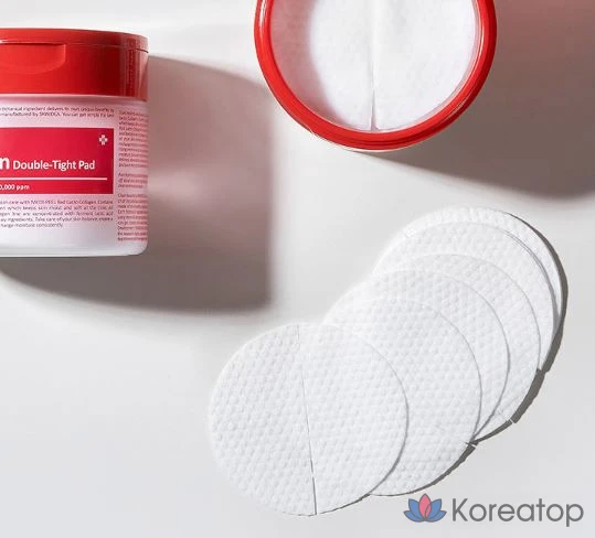 Medi-Peel Dandelion Heart Red Lacto Collagen Double Tight Pad, 270 мл, сменный блок, наклейки, 140 листов, 1 упаковка