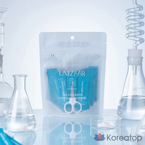 Очищающая пенка с энзимами Unizar Chaorum Collagen, фото 4