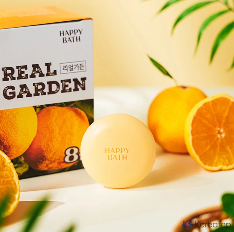 Витаминное мыло Happy Bath Real Garden с юдзу, 90 г