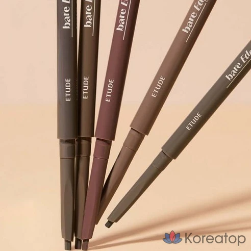 Карандаш для бровей Etude Bare Edge Slim Brow 05 Mild Taupe