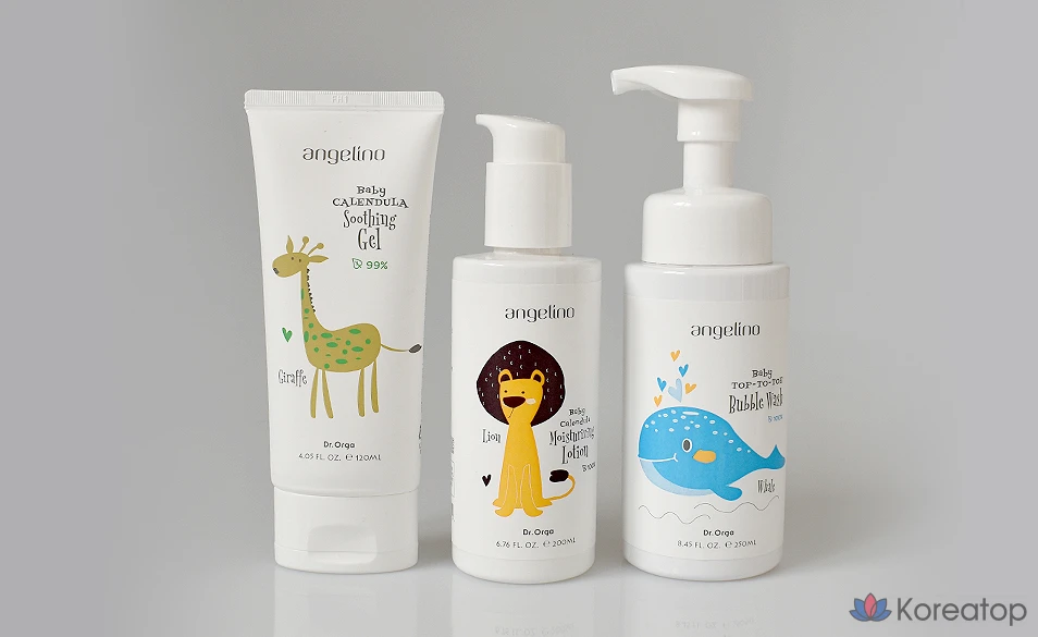 Успокаивающий гель с календулой для младенцев Dr. Orga Angelino, 120 мл, 1 шт.