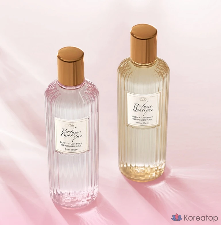 Парфюмерный спрей для тела и волос Happy Bath Perfume Boutique «Роза и румяна», 200 мл, 1 шт.