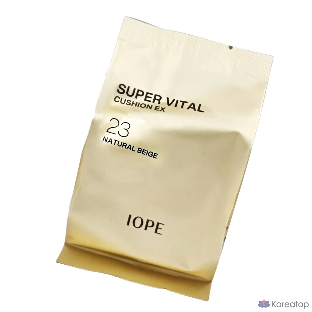 Сменный блок тонального крема IOPE Super Vital Cushion Foundation, 16 г, № 23, 1 шт.