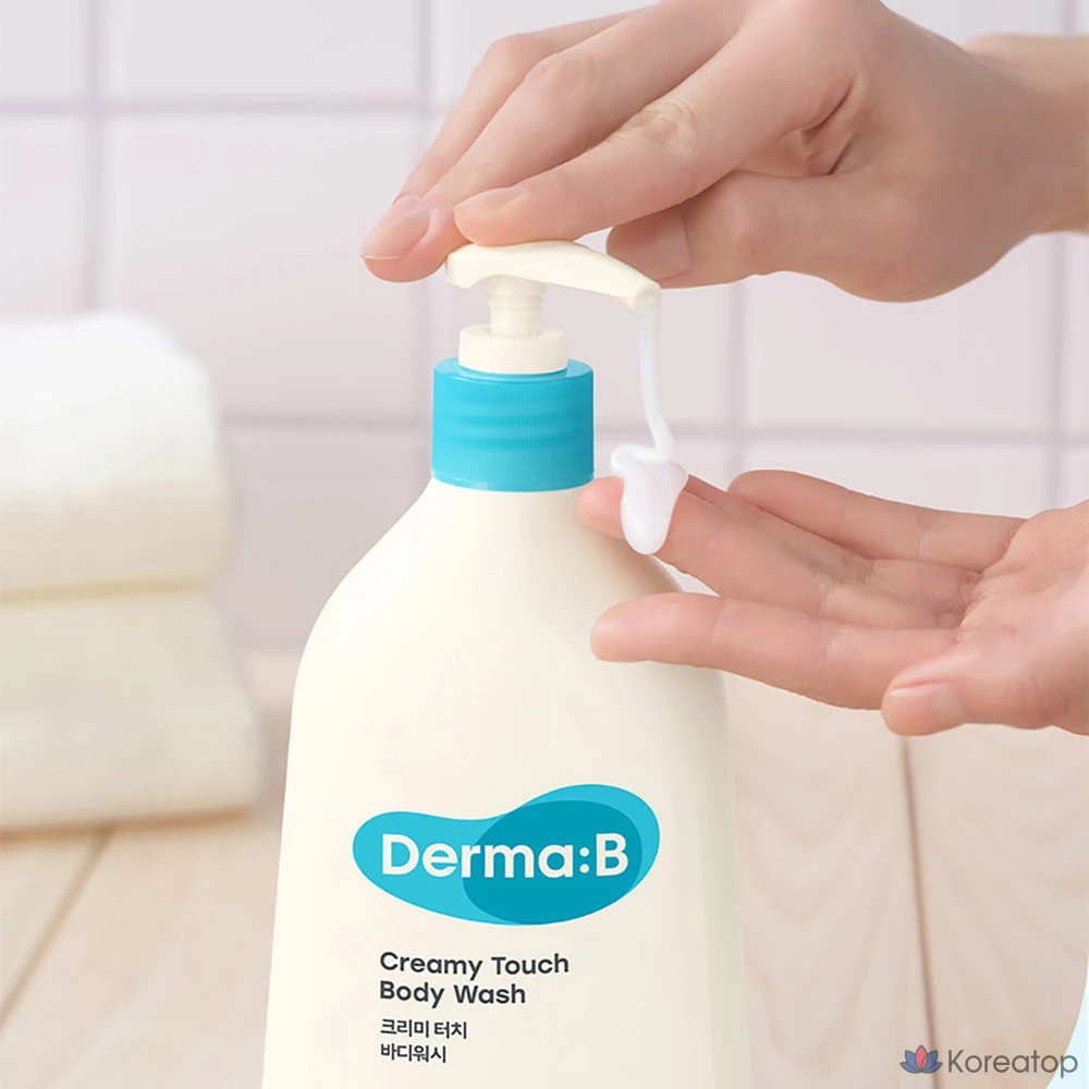 Гелевое средство для душа DERMA:B Creamy Touch Body Wash, 1 л, 1 шт., фото 4
