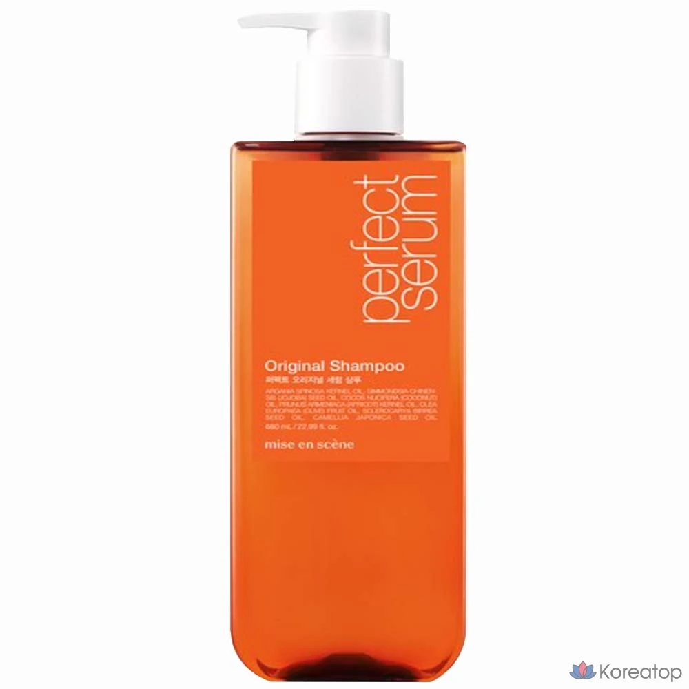 Mise en Scene Perfect Serum Original Shampoo 1 x + Conditioner 1 x, 680 мл