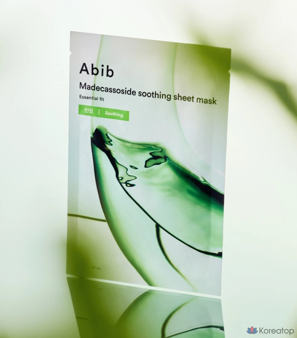 Маска для лица Abib Madecassoside Calming Essential Fit, 1 упаковка, 30 листов, фото 4