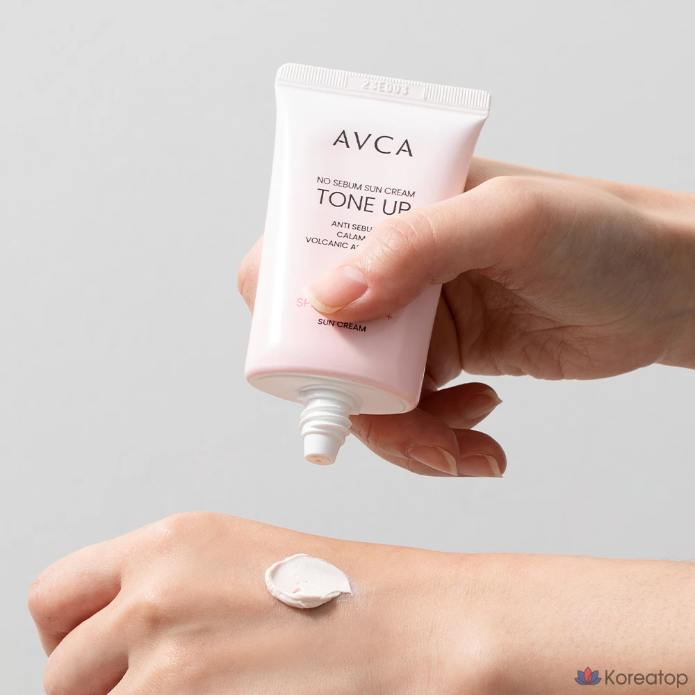Минеральный солнцезащитный крем AVCA Tone-Up No-Sebum SPF50+ PA++++, 35 мл, 1 шт.