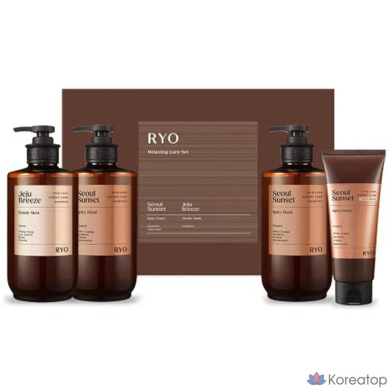 Набор Amorepacific Ryo Relaxing из 4 предметов, 3 комплекта