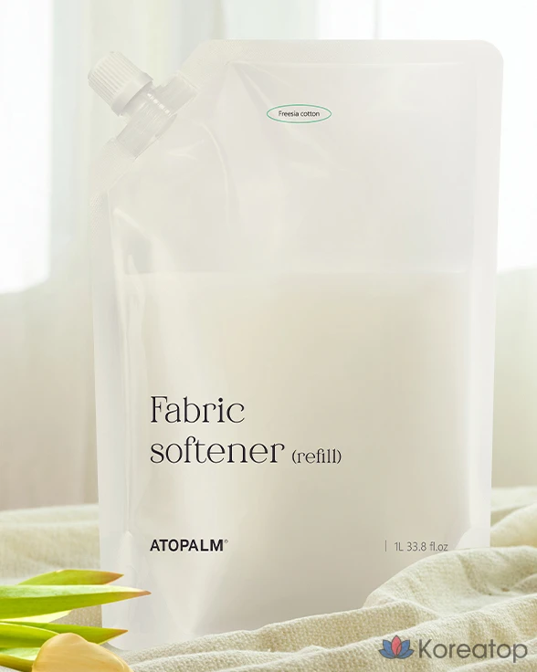 Сменный блок кондиционера для белья Atopalm с ароматом фрезии и хлопка, 1 л, 1 шт.