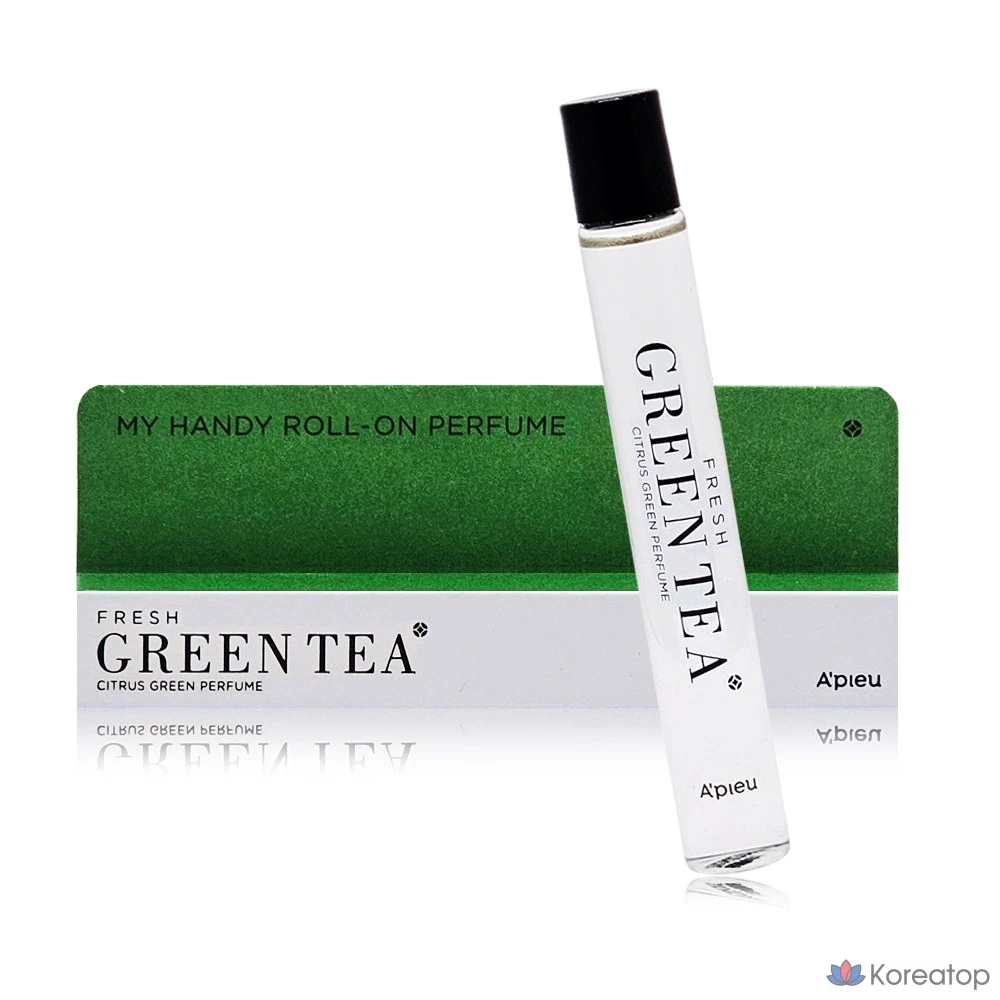 Парфюмерная роликовая основа A'Pieu My Handy с ароматом зеленого чая, 9,5 мл, 1 шт.