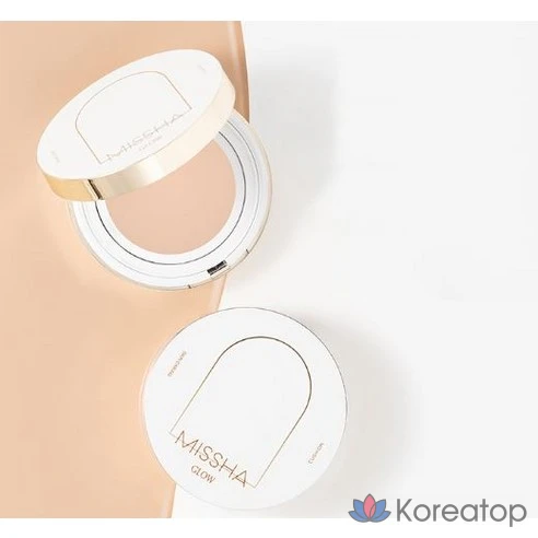 Тональная основа Missha Glow Cushion Light 13 г, № 21 Ваниль
