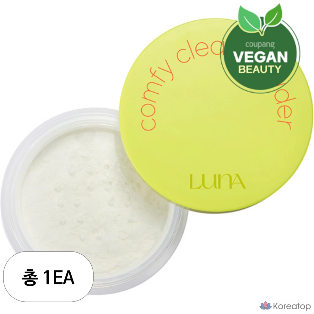 Прозрачная финишная пудра Luna Comfy, 8 г, разные цвета, 1 шт.
