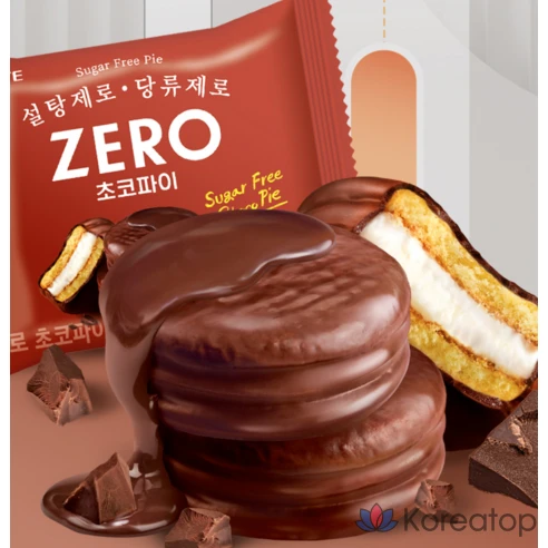 Шоколадные пирожные Lotte Zero Choco Pie, 336 г