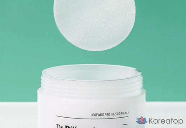 Успокаивающие металлические подушечки Dr. Different Cica, 90 мл, 60 листов, 1 упаковка.