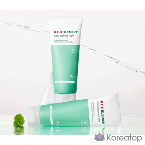 Успокаивающая пенка для лица Dr.G Mildly Acidic Red Blemish Clear Soothing Foam