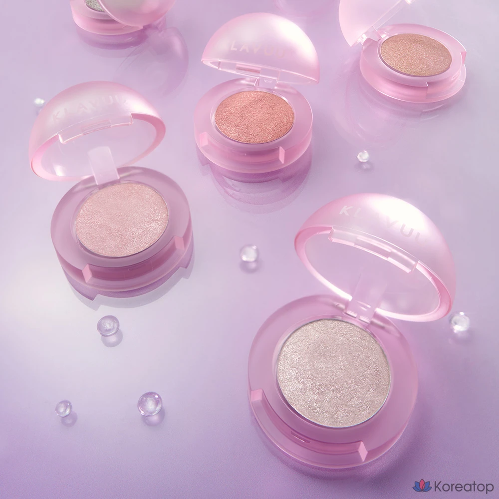 Тени для век Klavuu Urban Pearlusion Sparkle Eyeshadow, оттенок Rose Muly, 1.4 г, 1 шт., фото 4