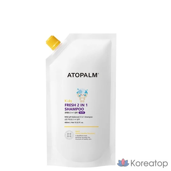 Сменный блок детского шампуня Kids Fresh 2-в-1, 400 мл, 1 шт.