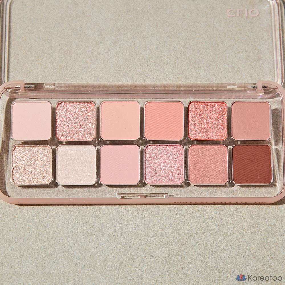 Палетка теней для век Clio Pro Eye Palette Air, оттенок 09 Peach Blossom, 1 шт., фото 4
