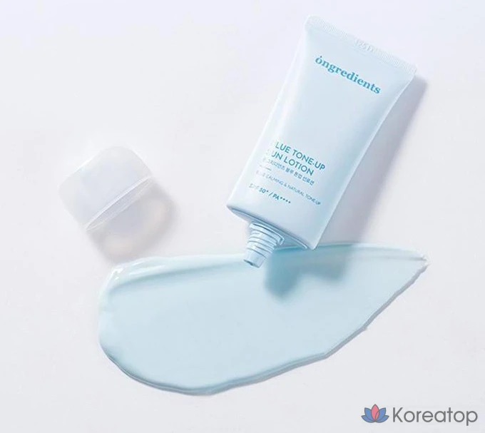 Солнцезащитный лосьон Ongredients Blue Tone-Up SPF 50+ PA++++, 50 мл, 1 шт.