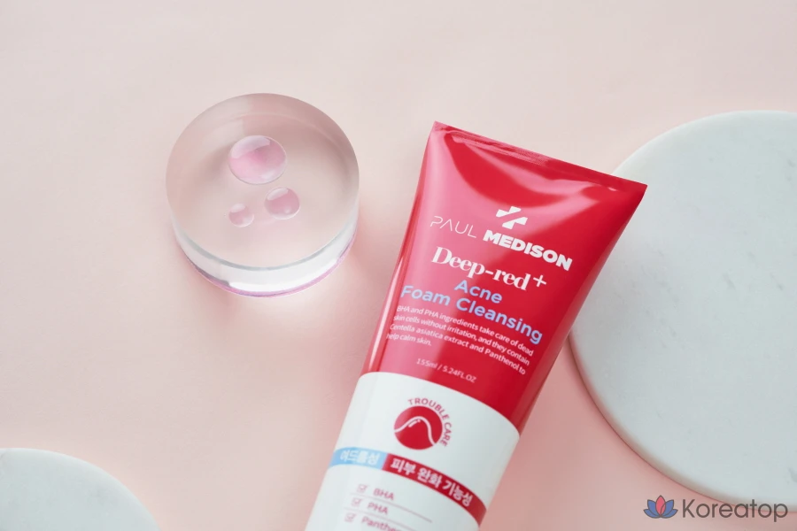 Пенка для умывания PAUL MEDISON Deep Red Acne Foam Cleansing, 155 мл, 1 шт.