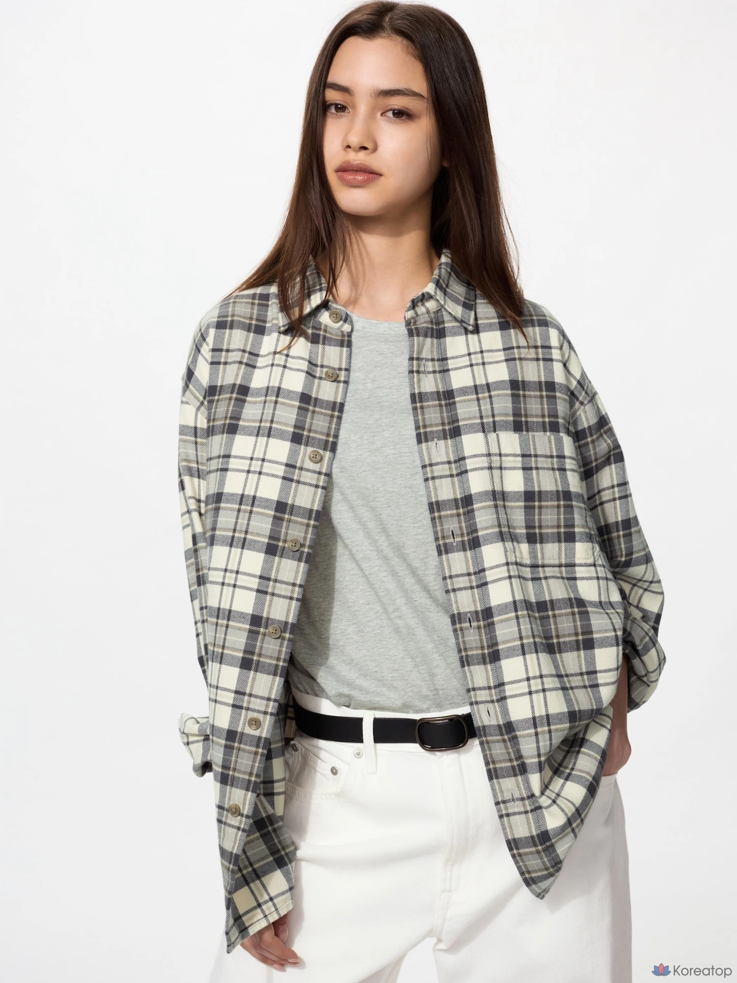 Рубашка фланелевая Uniqlo Tartan Check A