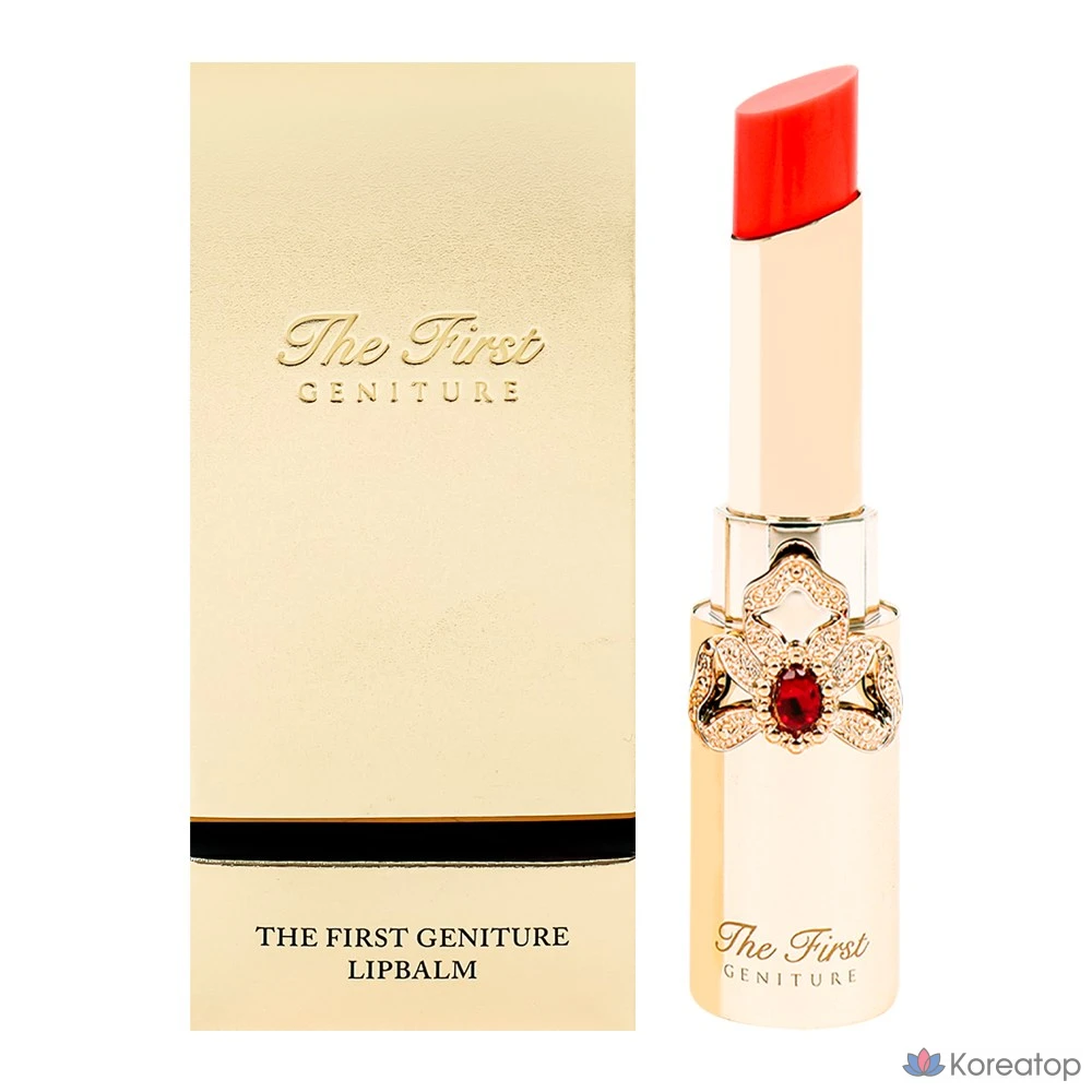 Бальзам для губ Ohui The First Genature, 3,2 г, красный, розовый, коралловый, 1 шт.