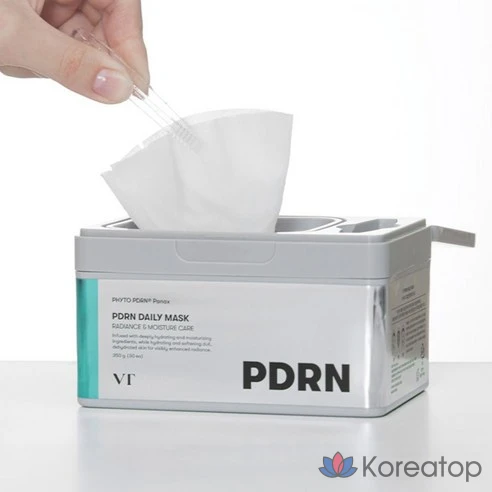 VT Cosmetic PDRN Ежедневная маска, 30 листов, 1 упаковка