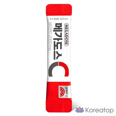 Витамин C Mega Dose 2000 мг, 100 пакетиков от Korean Eundan