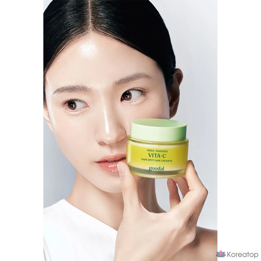 Крем Goodal Green Tangerine Vita C Dark Spot Care Cream Alpha, 75 мл, 2 шт., фото 4