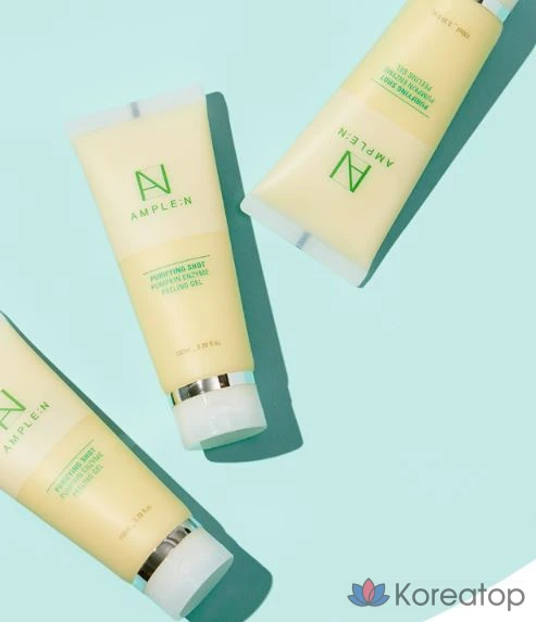 Koreana Ampoule & Purifying Shot Pumpkin Enzyme Peeling Gel 2, 100ml, 1 шт., фото 4